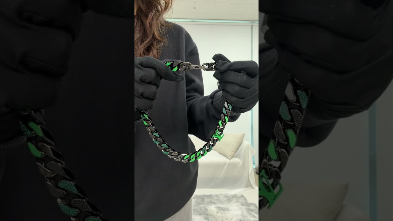 [중고명품 LIVE쇼핑] 중고 루이비통 MP2853 버질아블로 체인 링크 목걸이