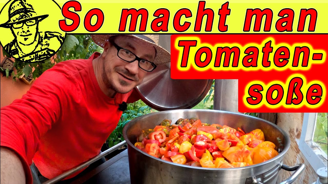 Tomatensoße selber machen und einkochen. Und: Rigotti zum Thema Botulismus