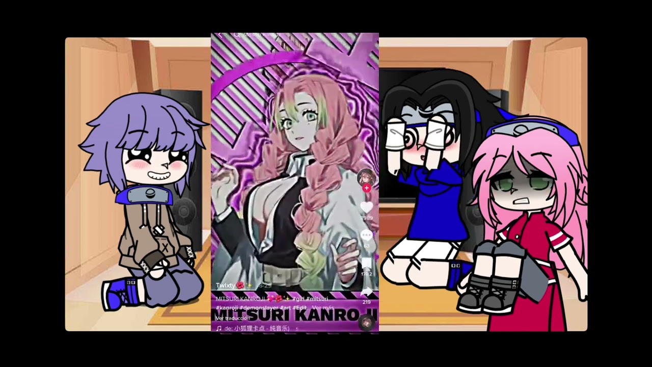 Team 7- kakashi+Hinata reaccionan a naruto es mitsuri sasunaru/Sakura celosa gachalife/gachaclud