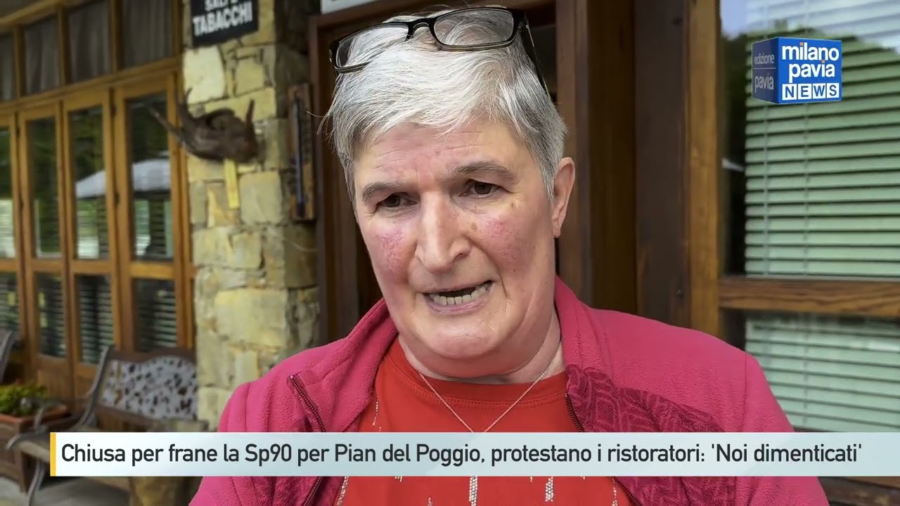 Chiusa per frane la Sp90 per Pian del Poggio, protestano i ristoratori: 'Noi dimenticati'