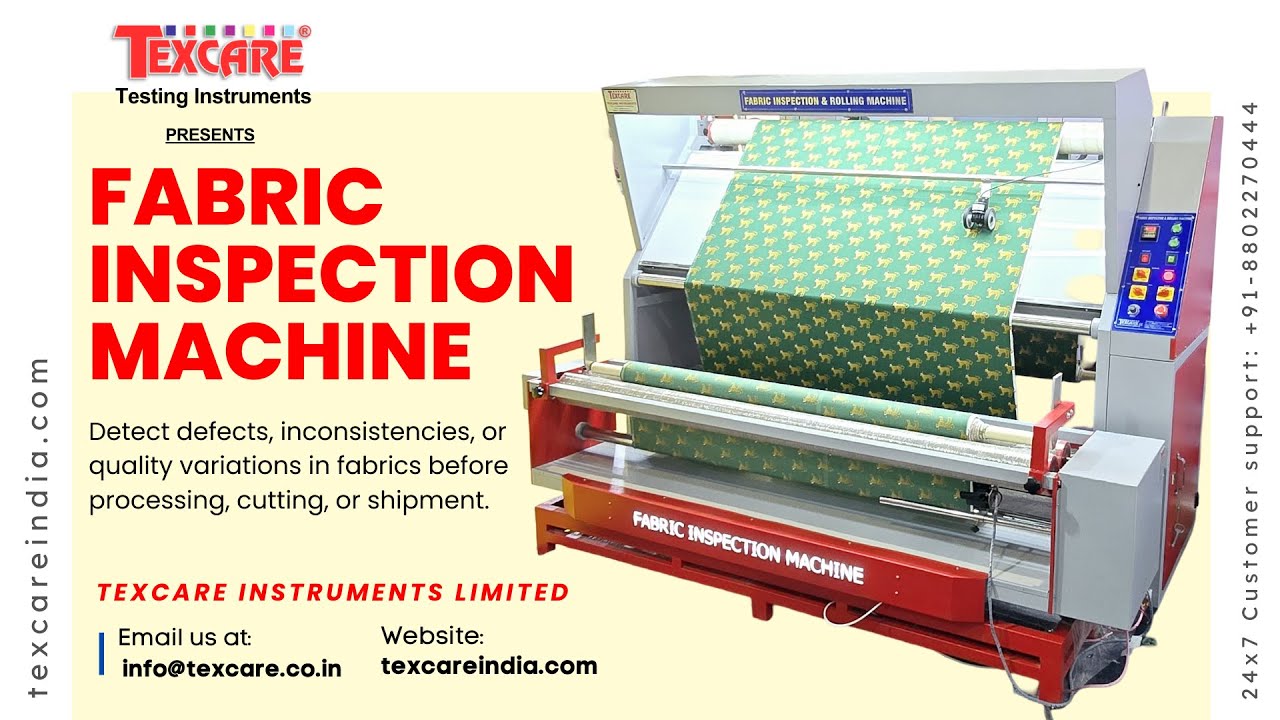What is a fabric inspection machine?, How do you inspect fabric?, ASTM D5430, ISO 8498, IS 7702
