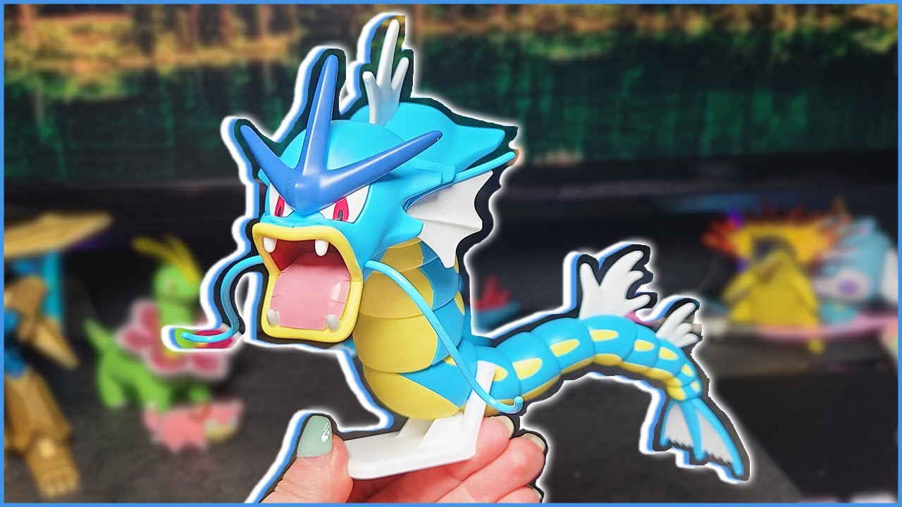 Pokemon Gyarados Model Kit Unboxing & Review