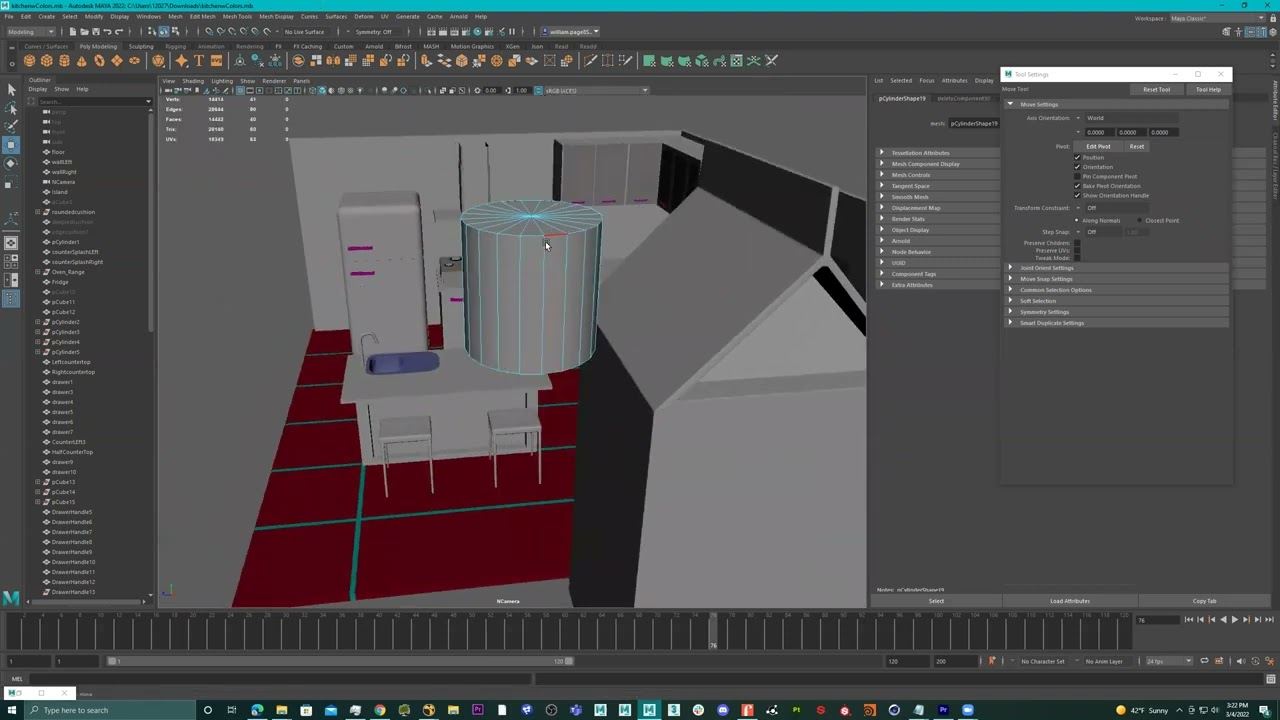 Autodesk Maya || Milk box (Simple Modeling)