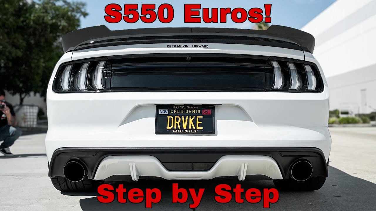 2015-2021 S550 Mustang Euro Tail Lights Install!