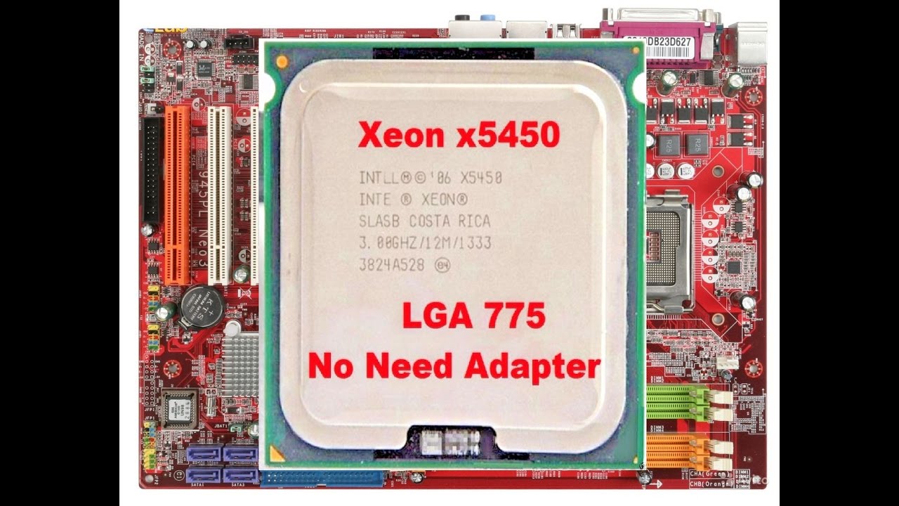 Xeon X5450 мощный процессор с адаптером  на сокет 775 с АлиЭкспресс за 18$
