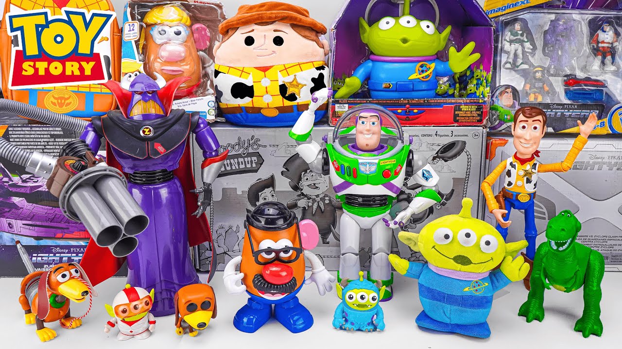 Unboxing Disney Pixar Toy Story toy collection ASMR | Disney Pixar Toy Story Buzz Lightyear, Woody