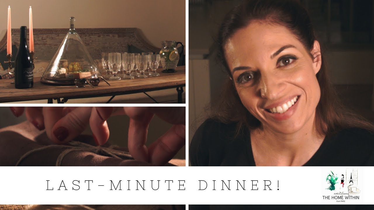 LAST-MINUTE DINNER | HOW TO SET A TABLE