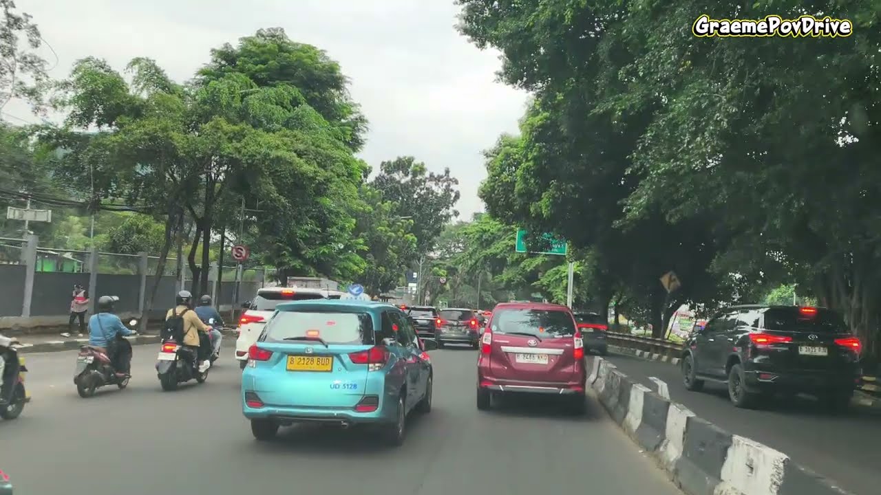 Driving in Jakarta 4K | From TB Simatupang to Cililitan toll Gate