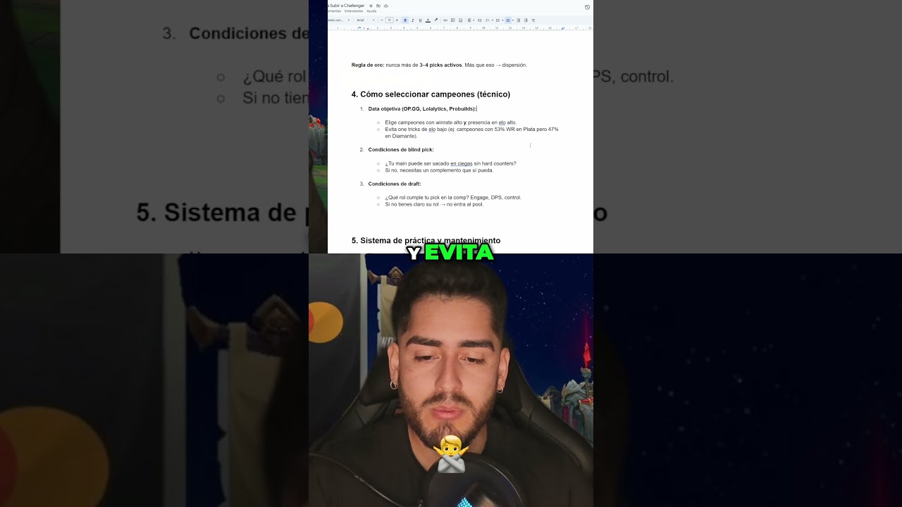 Regla de Oro para subir a Challenger en LoL!  #leagueoflegends