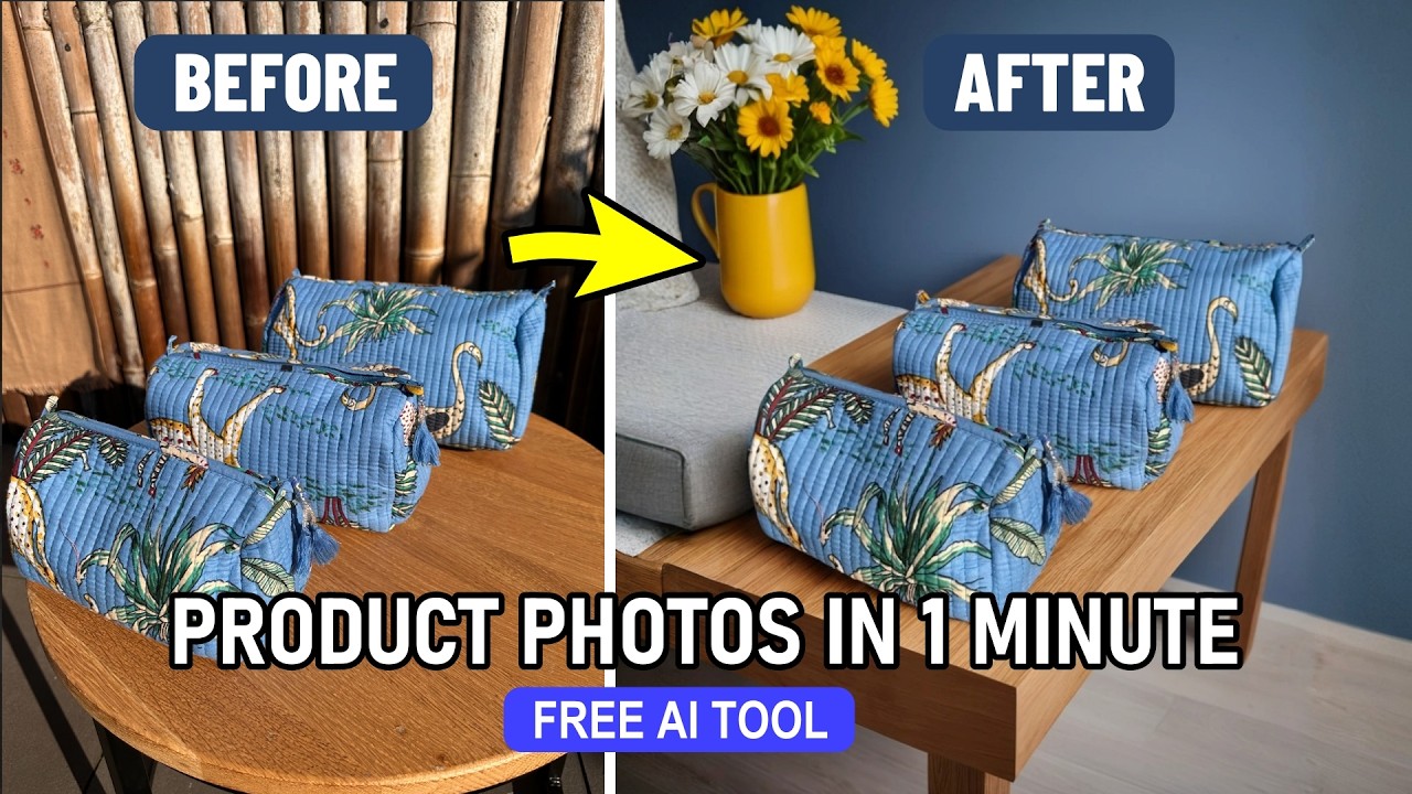 How I Make Perfect Shopify Product Photos in 5 Minutes With AI tool only