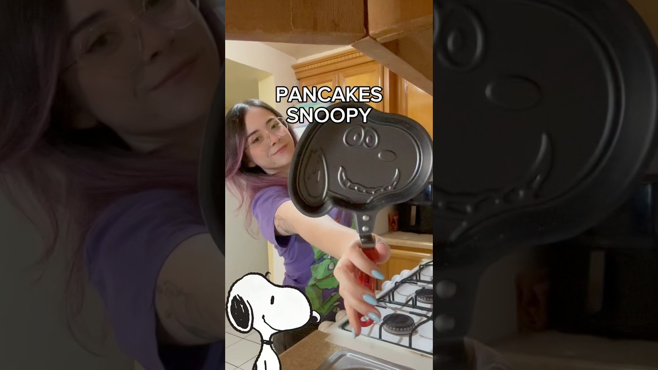BUENOS D&Iacute;AS ESNUPOS #SNOOPY #PANCAKES