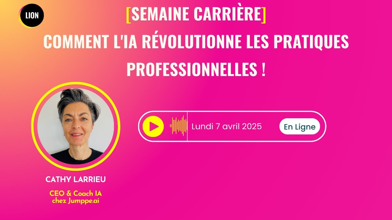 🚀 Devenir Consultante IA : L’histoire inspirante de Cathy Lerrieu