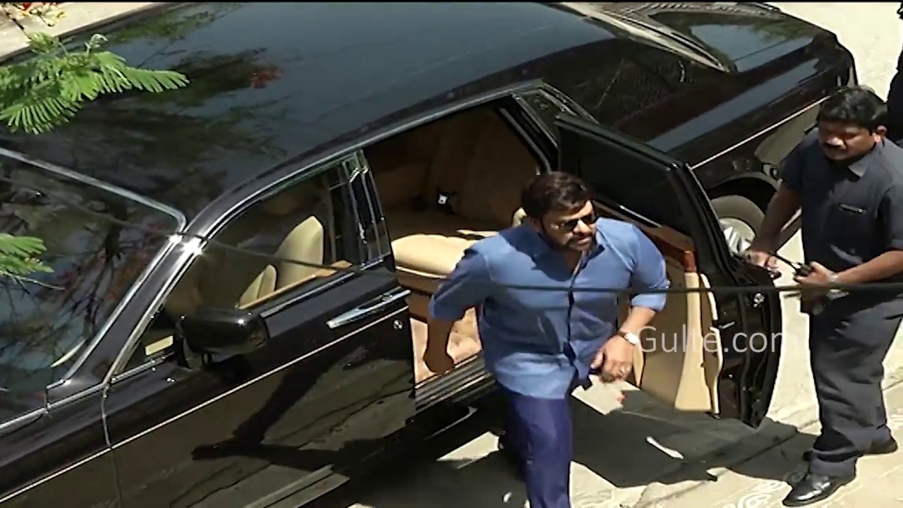 Look at Chiranjeevi's Rolls Royce Car - Gulte.com
