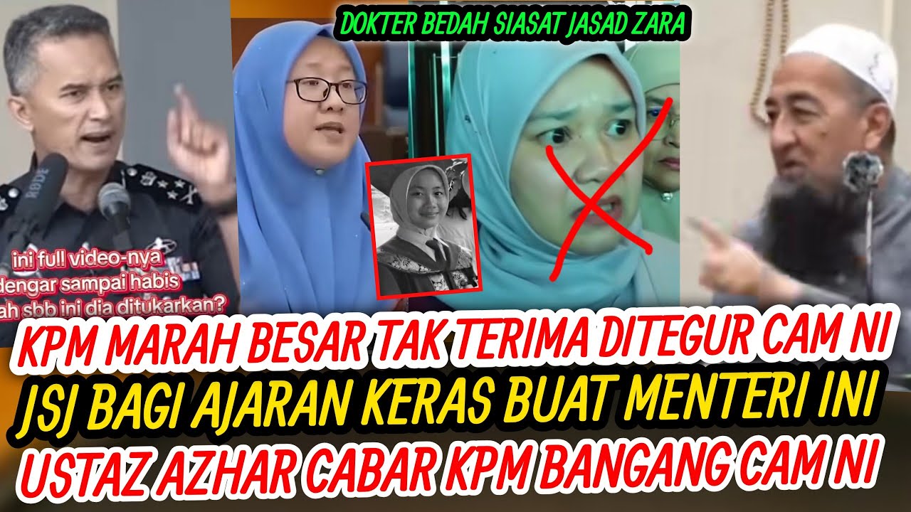 JSJ SINDIR KERAS KPM MACAM NI?FADLINA MARAH TAK TERIMA DIKATA CAM NI!USTAZ AZHAR IDRUS BUAT MALU KPM