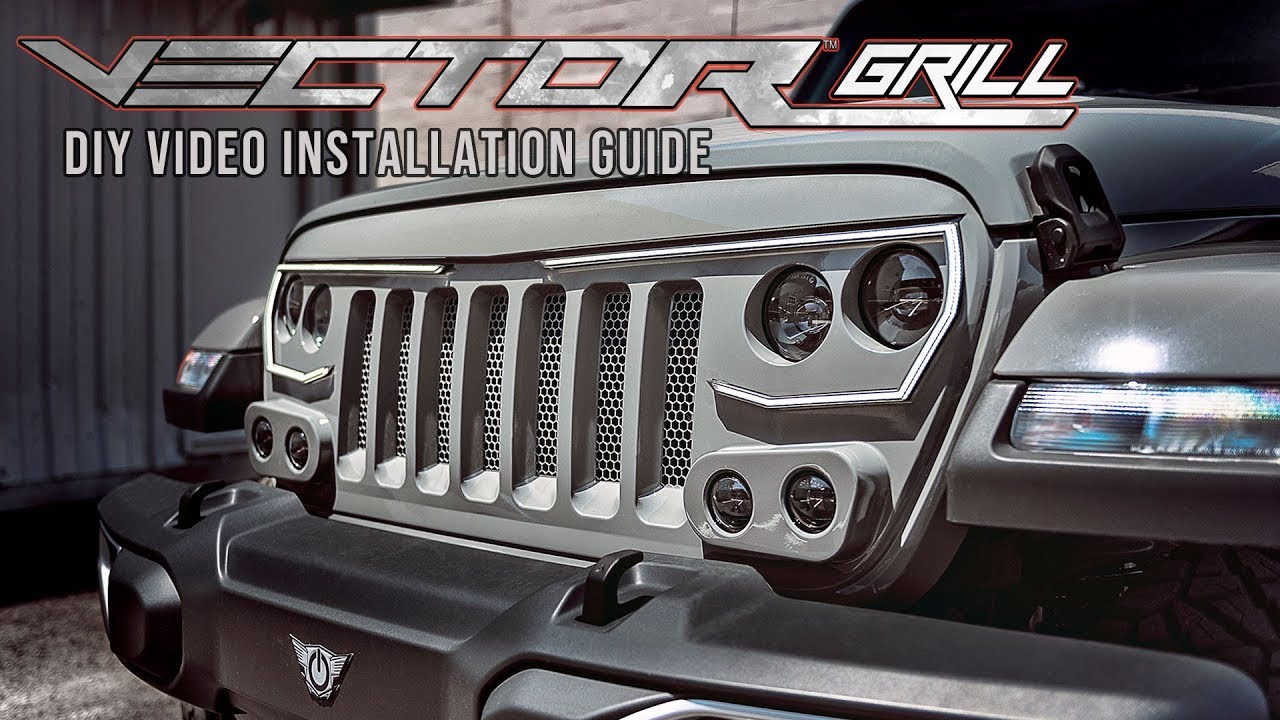 ORACLE Vector Grill for Jeep Wrangler JL/JT Installation DIY Video