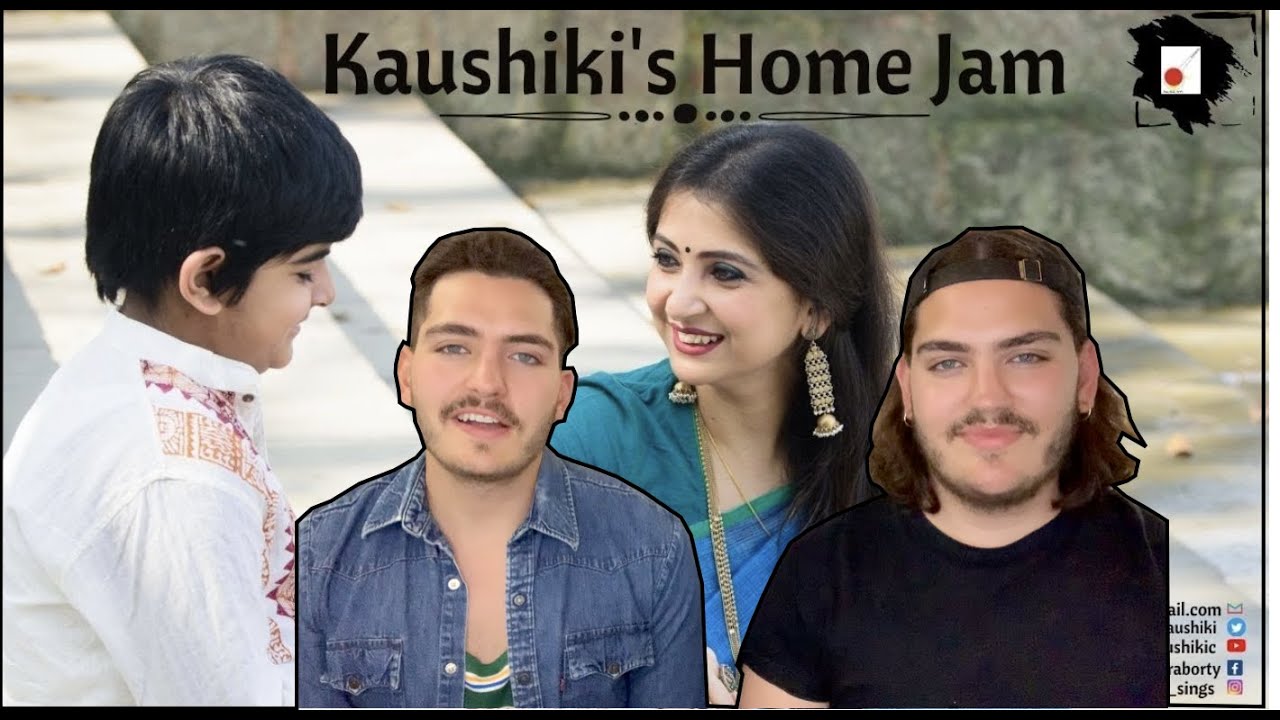 Twin Musicians REACT | Uthat Baaj | Kaushiki Chakraborty | Rishith Desikan | Kaushiki's Home Jam