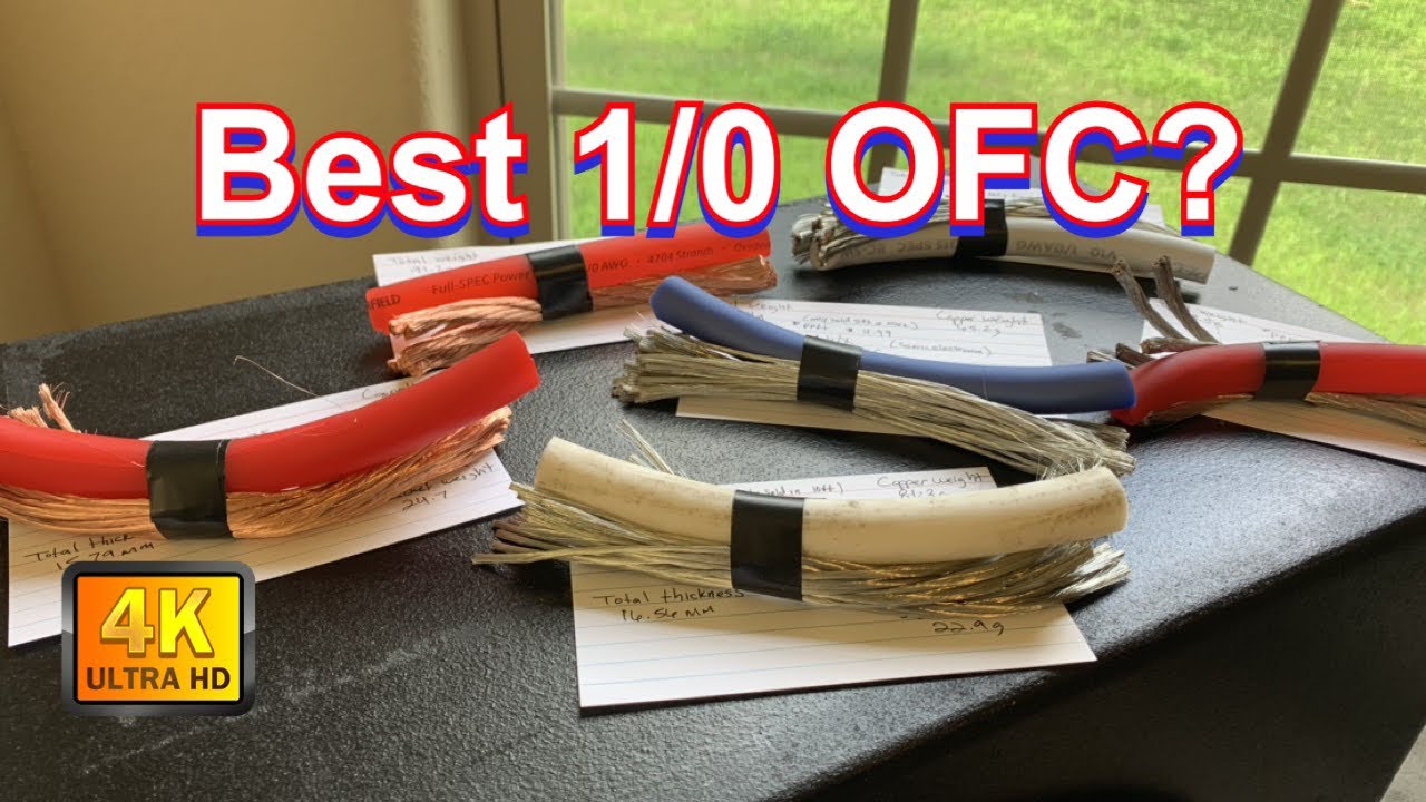 Best 1/0 OFC wire for the money? (1/0 OFC Shootout Update #2) [4K]