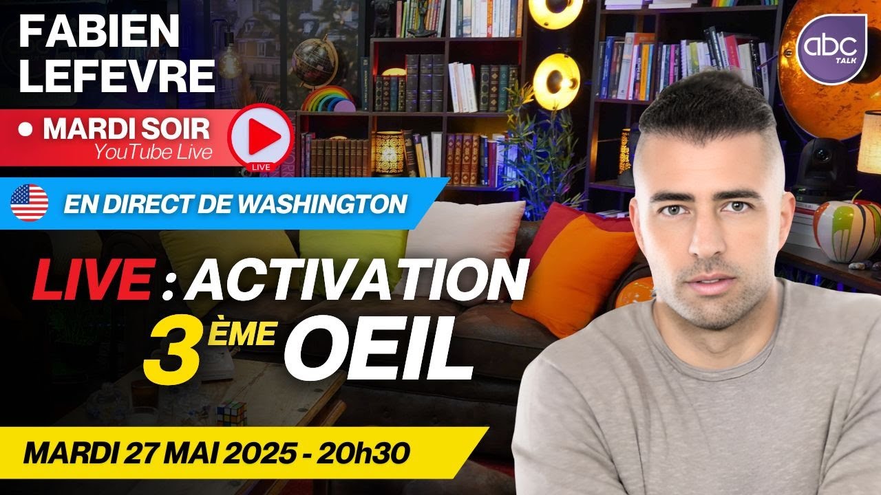 REPLAY LIVE 47 - ACTIVEZ la clé d’accès à vos habiletés extrasensorielles avec Fabien LEFÈVRE