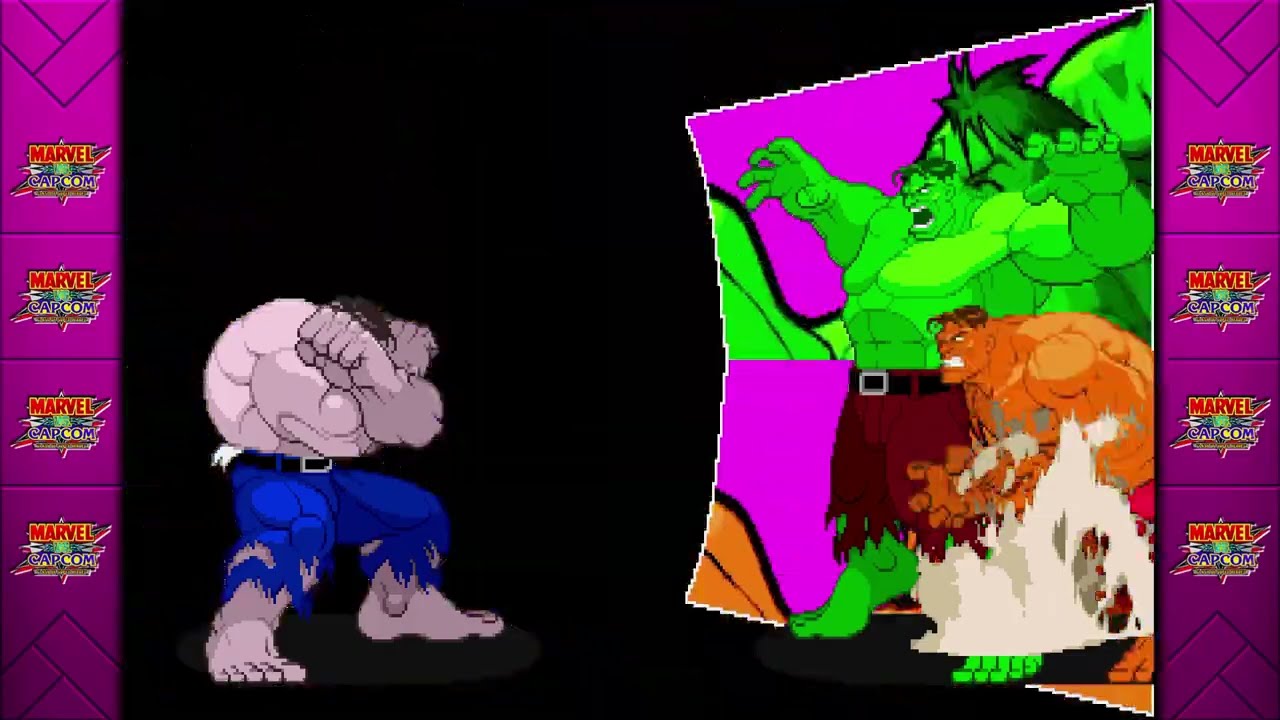 Marvel vs. Capcom (PlayStation 4) Arcade as Orange Hulk/Hulk
