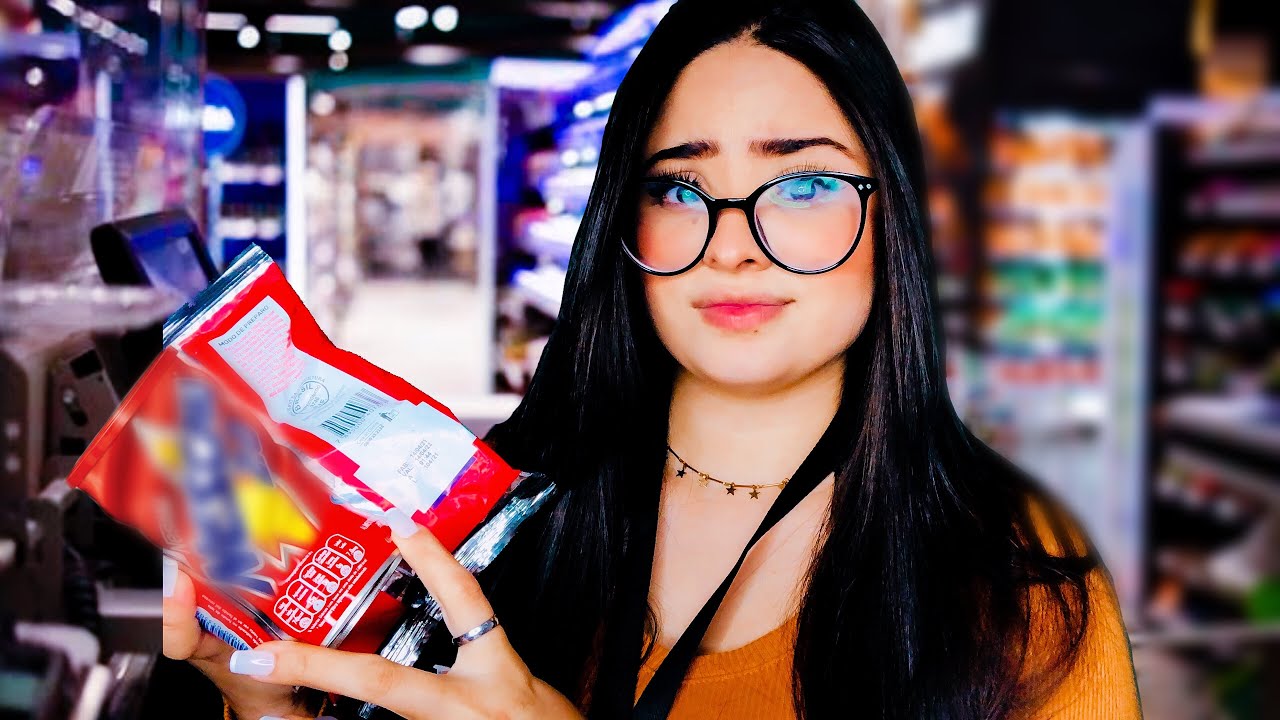 ASMR:CAIXA DE SUPERMERCADO INTROMETIDA 🧐
