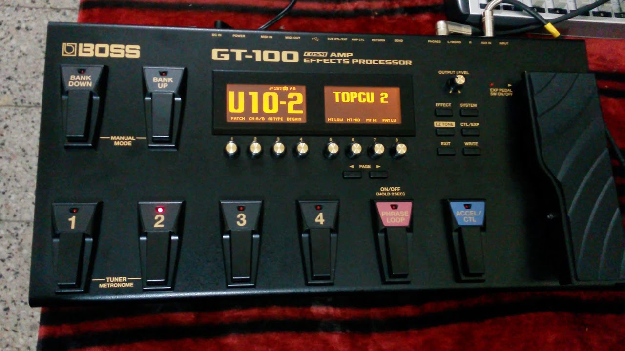 BOSS GT100 BAGLAMA SAZ TONLARİ 05427716390 TOLGAHAN