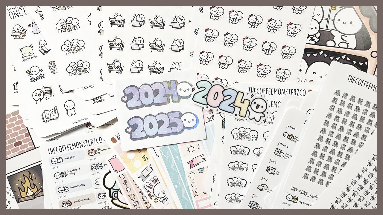 Sticker Haul (theCoffeeMonsterzco & Once More With Love) & Long Rambly Life Update