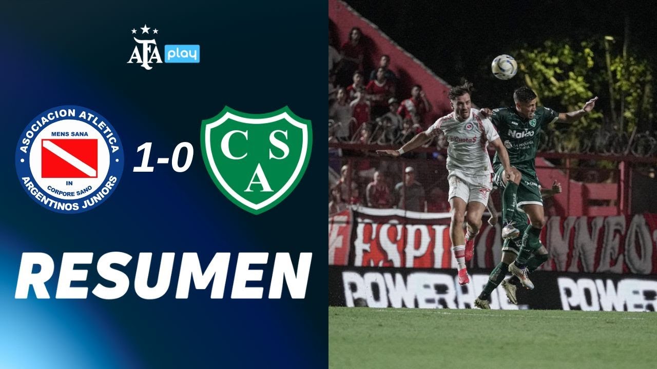Argentinos venció a Sarmiento y comenzó con el pie derecho | #TorneoApertura2026 | Resumen | Fecha 1
