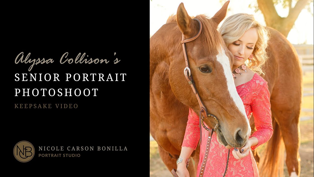 Horse Ranch Senior Portraits Photoshoot