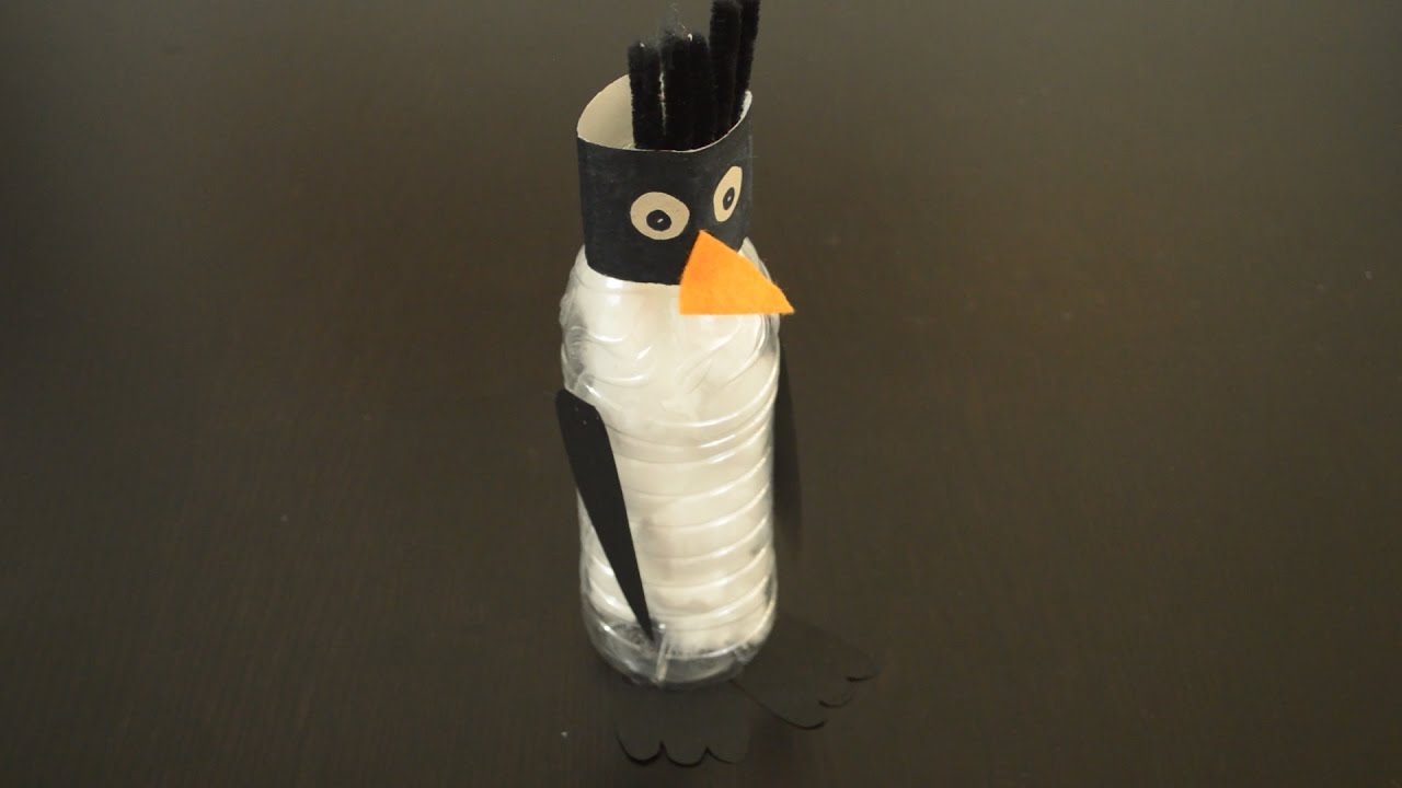DIY : Un pingouin en bouteille plastique