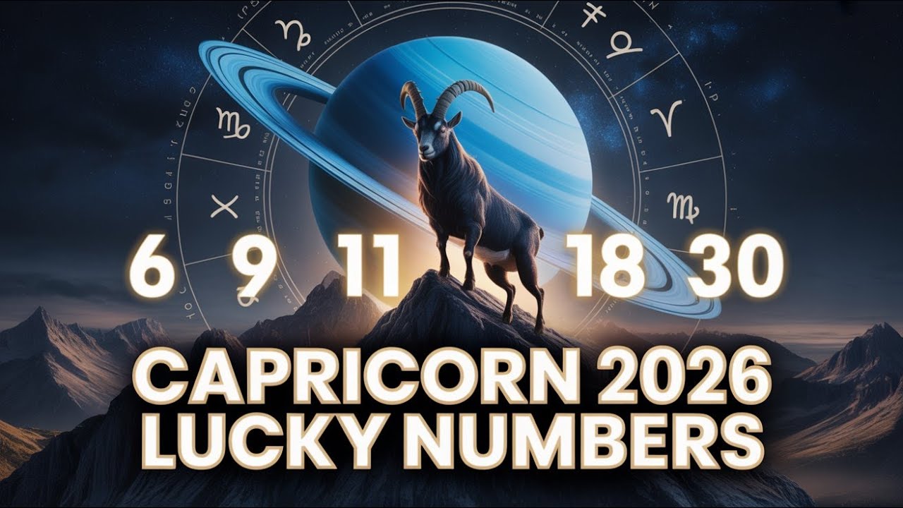 ♑ Capricorn 2026: Lucky Numbers That Activate Wealth & Quiet Power 💰⏳
