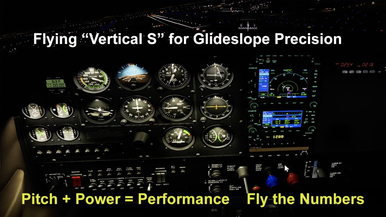 X Plane 12. Flying the ILS Glideslope with precision.
