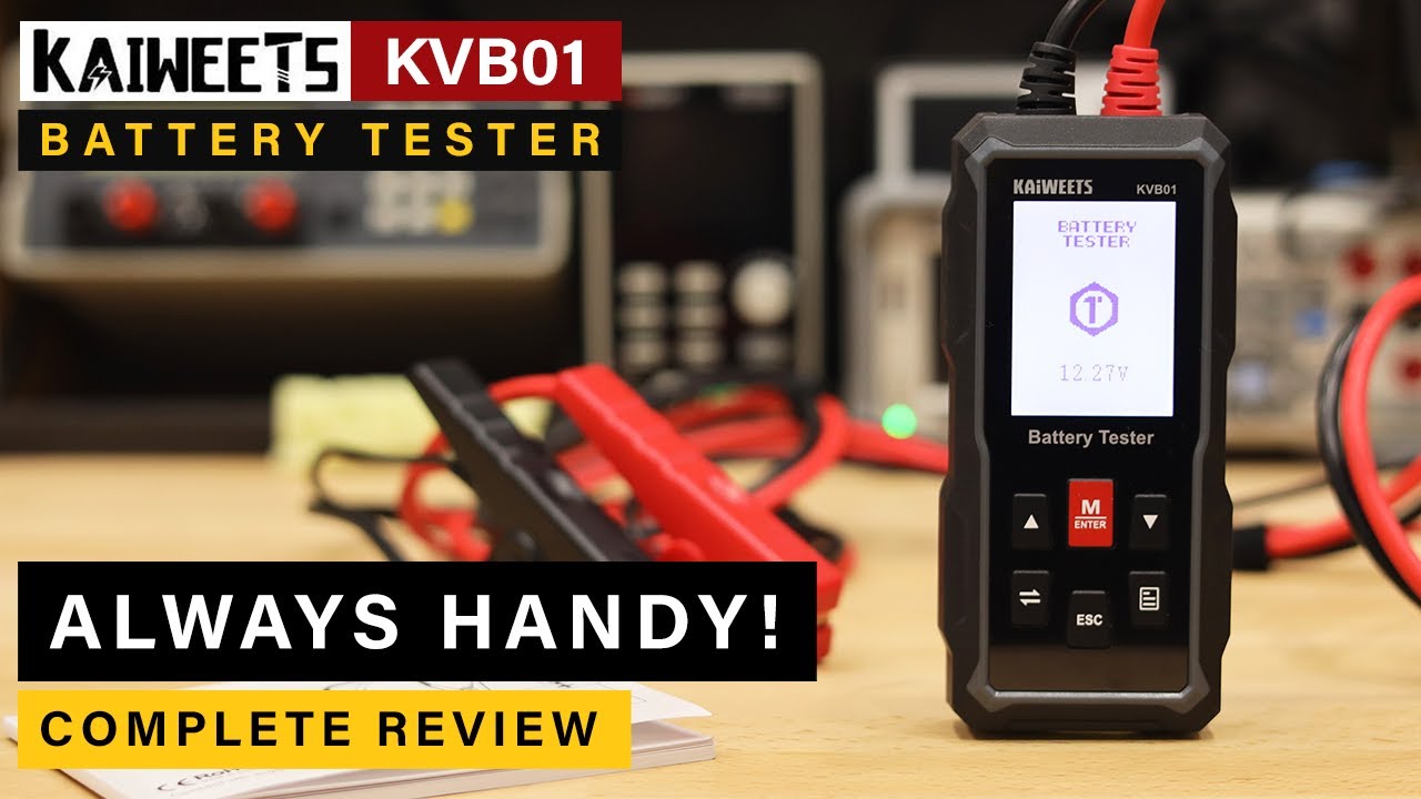 Kaiweets KVB01 Battery Tester ⭐ 12V/24V  ⭐  Always Handy!