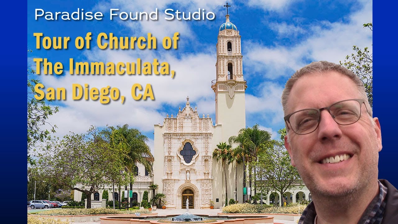 Artist Tour of Church of The Immaculata, San Diego, CA