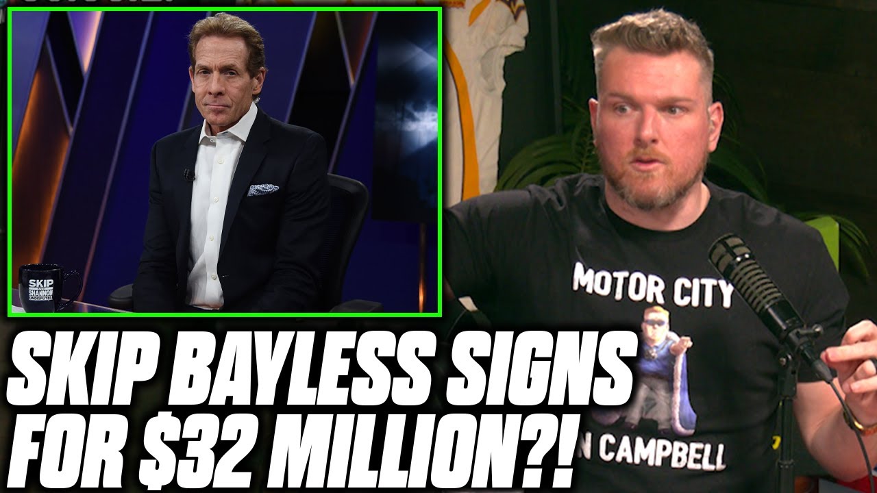 Pat McAfee Reacts To Skip Bayless' $32 Million Deal With Fox