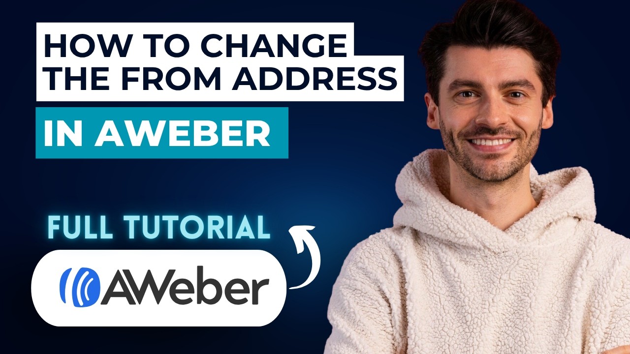 Как изменить адрес электронной почты отправителя в AWeber (2026) | Полное пошаговое руководство д...