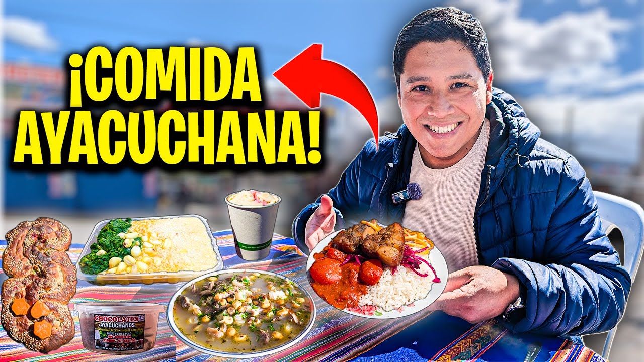 Probé la Comida de Ayacucho por Primera Vez ¿Es buena?🤔