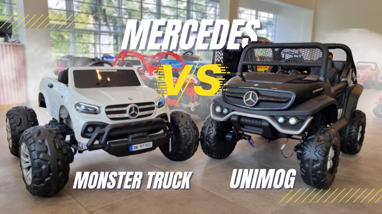 REVIEW MOBIL AKI PERBANDINGAN UNIMOG DAN MONSTER MERCEDES BY DINO TOYS UNGARAN #MOBILAKI #mainan