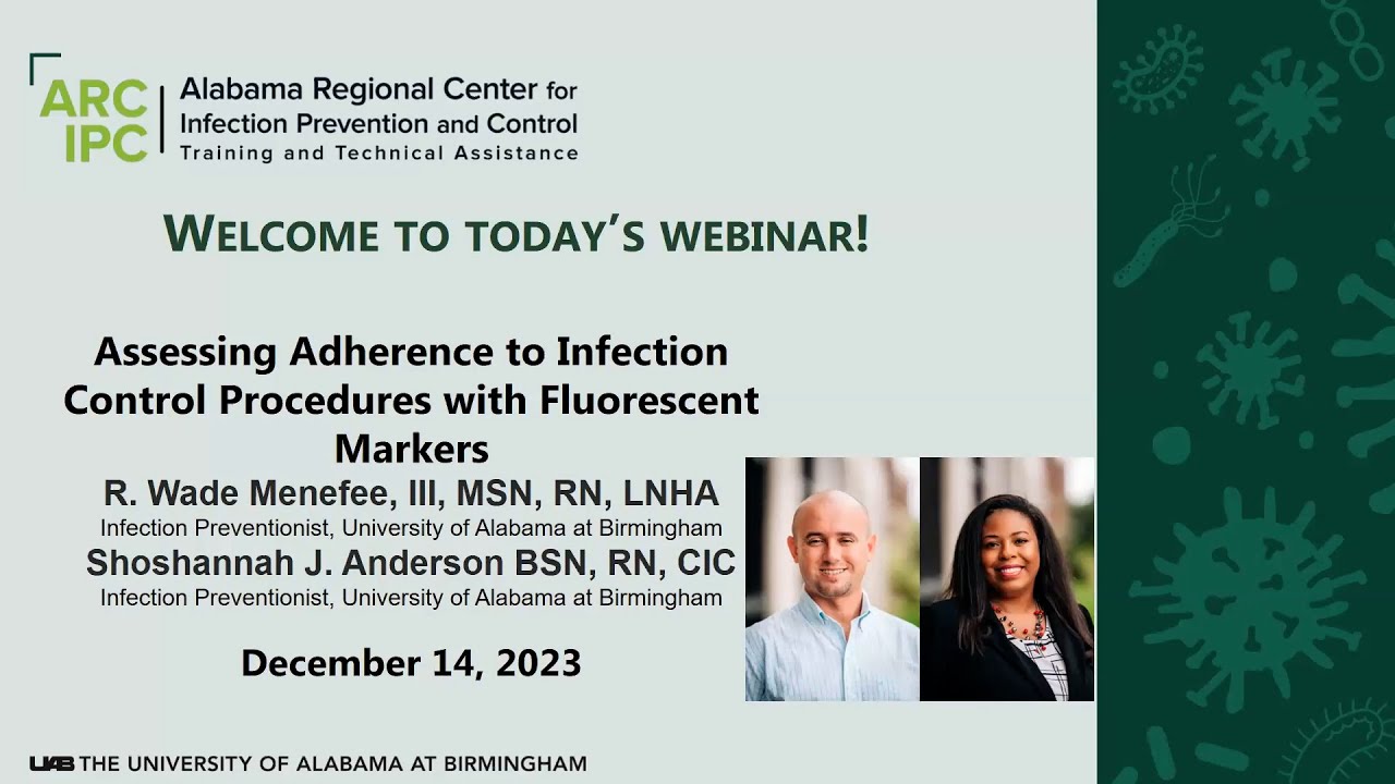 Assessing Adherence to Infection Control Procedures with Fluorescent Markers | ARC IPC