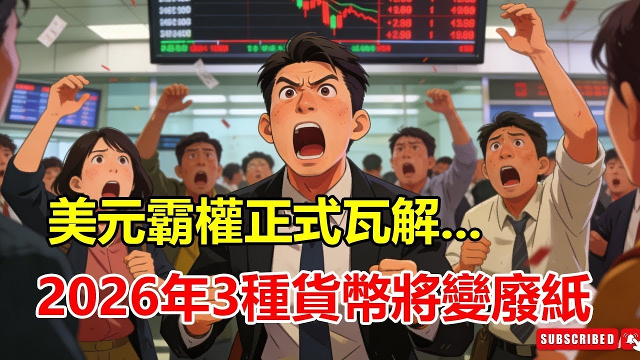 美元霸權正式瓦解？2026 年這「3 種貨幣」將變廢紙！保全家產的唯一方法：立刻建立你的「個人金本位」！#美元霸權 #個人金本位 #2026 #貨幣瓦解 #投資 #避險 #財富自由  #經濟