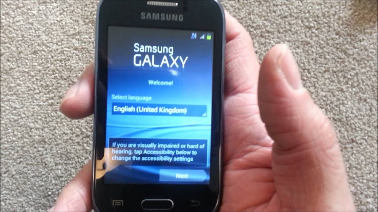 Samsung Galaxy Young Unboxing GT-S6310N (GT-S6310)