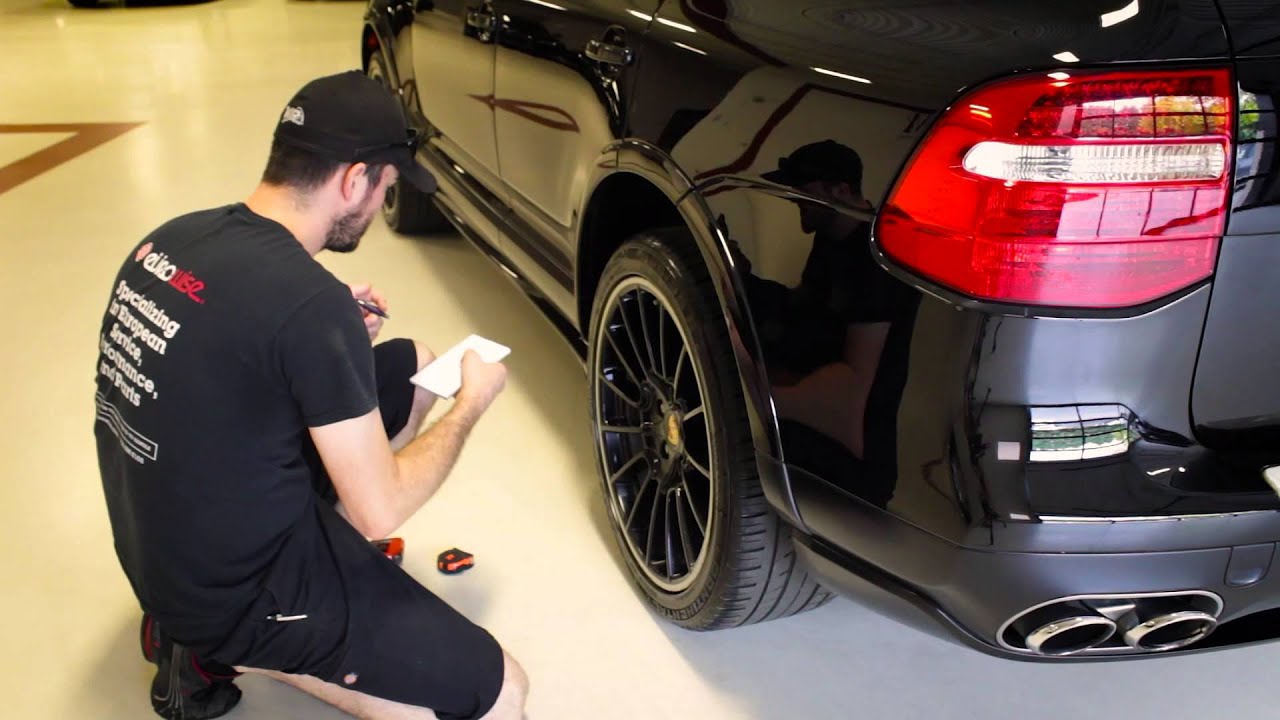 How to lower a Porsche Cayenne (Charlotte, NC)