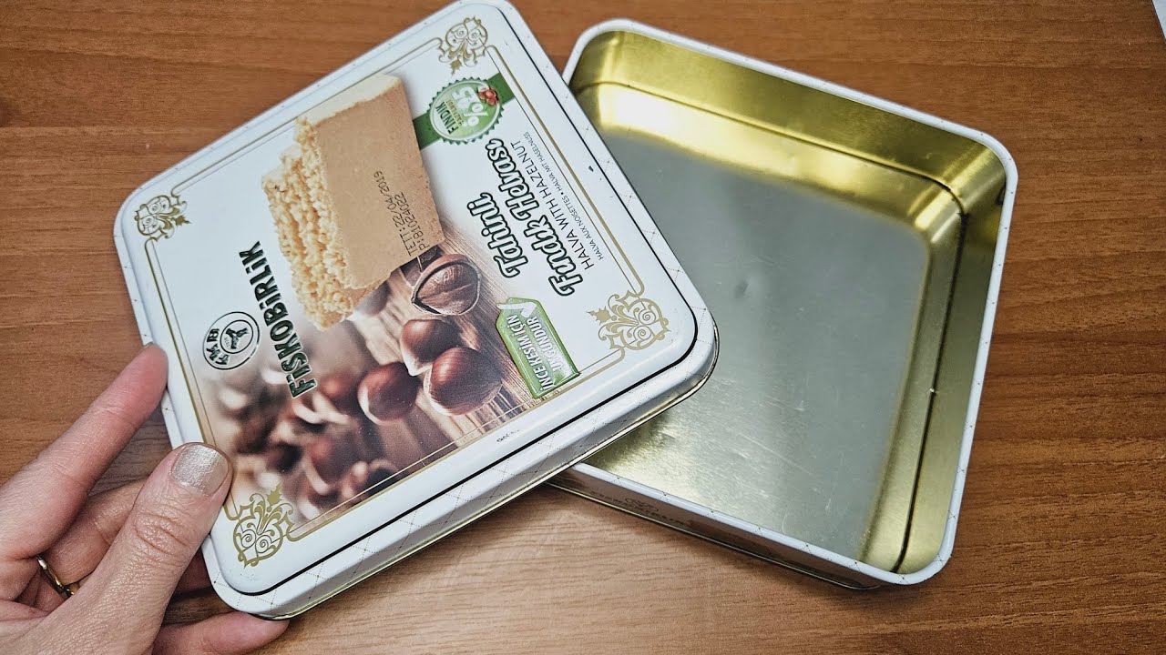 DO NOT THROW AWAY METAL BOXES, MAKE USEFUL AND DECORATIVE PROJECTS! 😍