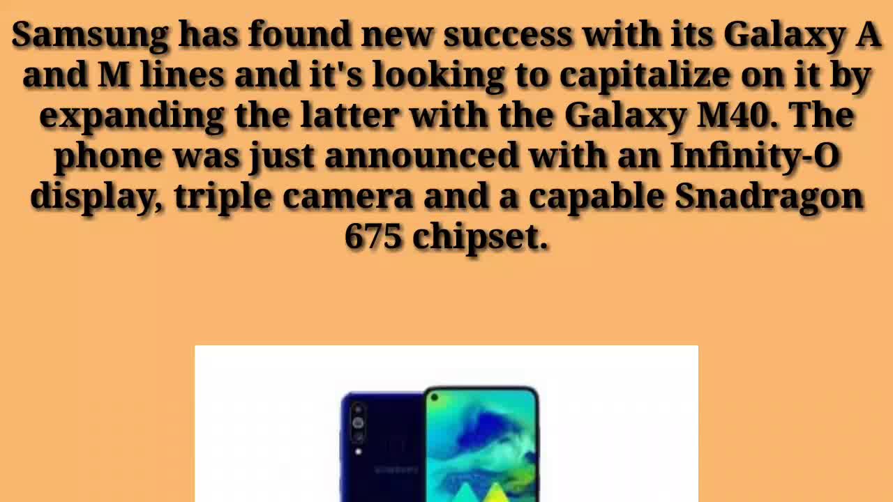 Samsung Galaxy M40 with Infinity-O display, 32MP triple camera launched: Price, specs, release date
