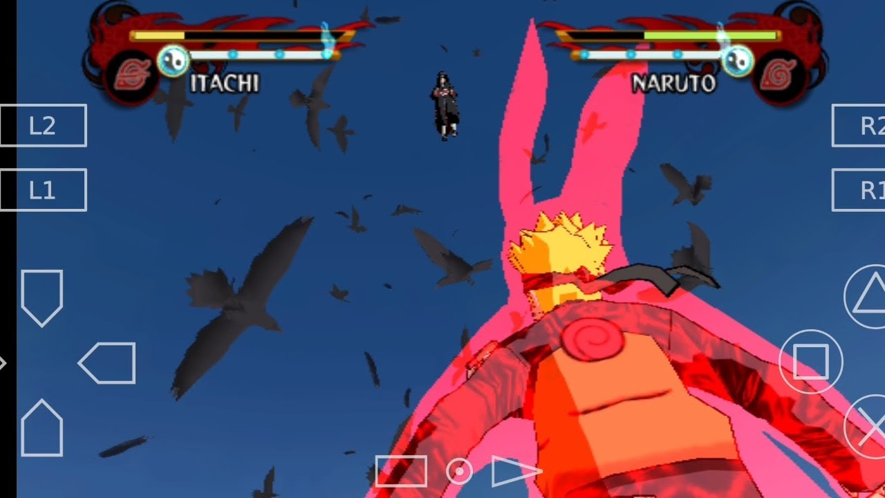 Uma luta realmente muito difícil! Itachi vs Naruto [modo raposa ] (insano) @NarutoGamerBRoficial 