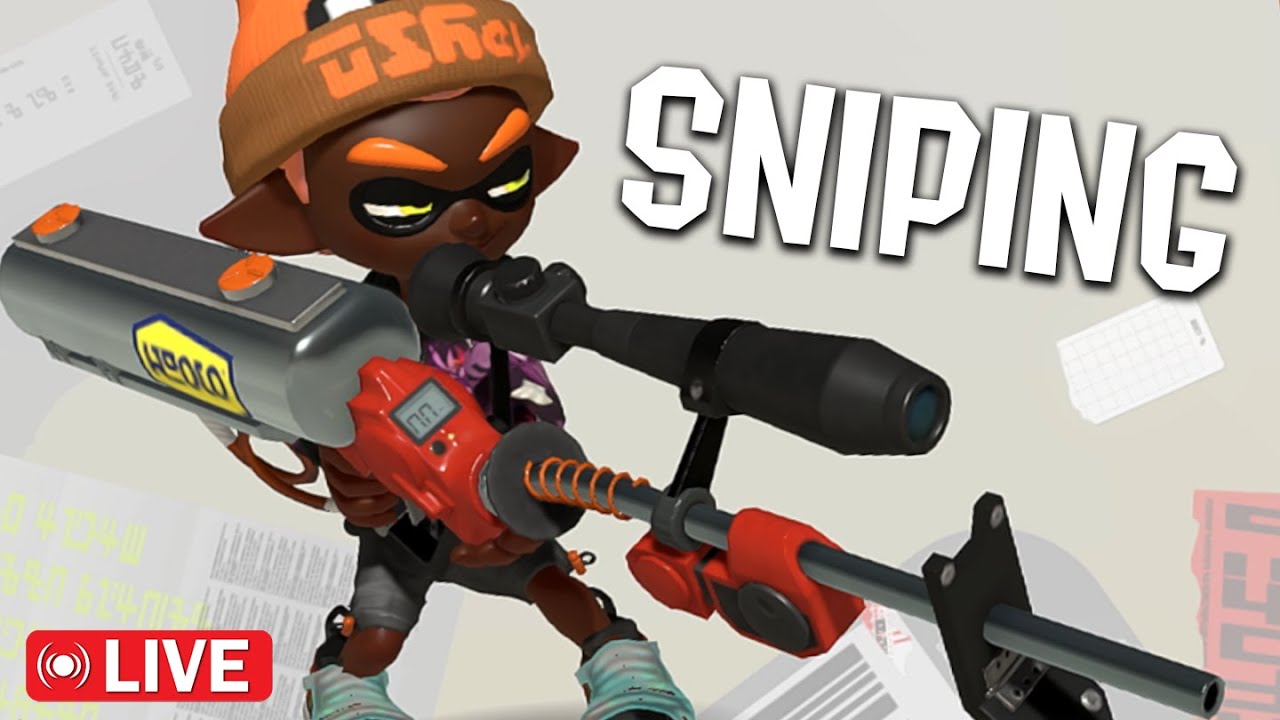 CLASSIC SPLATOON 3 SNIPING SUNDAYS (Custom E-Liter 4K Scope)