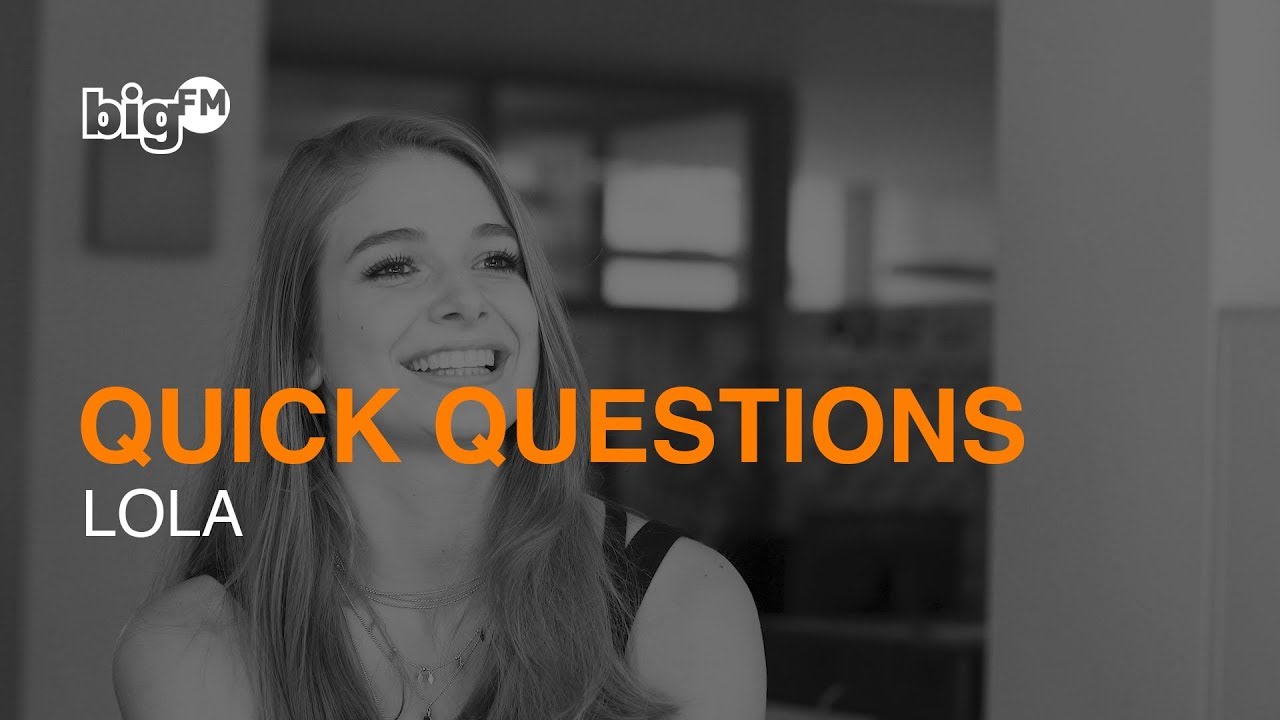 QUICK QUESTIONS MIT DEUTSCHLANDS BIGGSTER MORNINGSHOW: LOLA