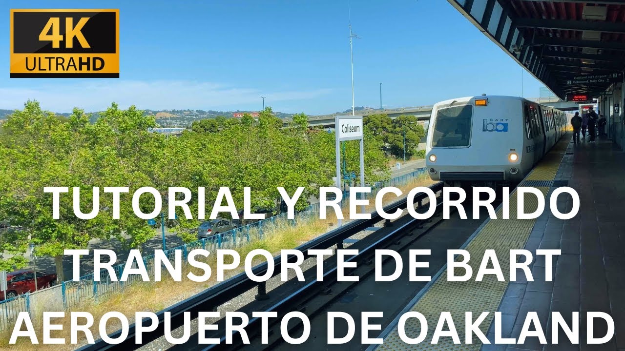 Como usar el transporte de BART? Aeropuerto de Oakland (Bahia de San Francisco)