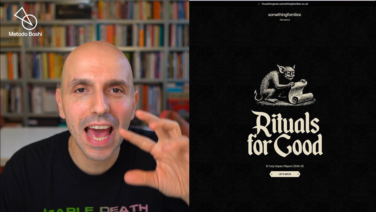 Ricerca visiva 72 Rituals for good: report narrativo, dati illustrati, corporate fantasy