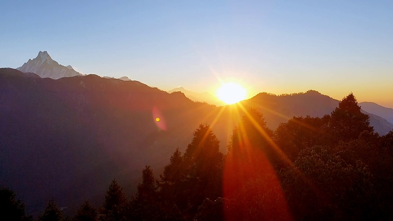 Himalayan Sunrise from Poon Hill | Annapurna & Dhaulagiri Views