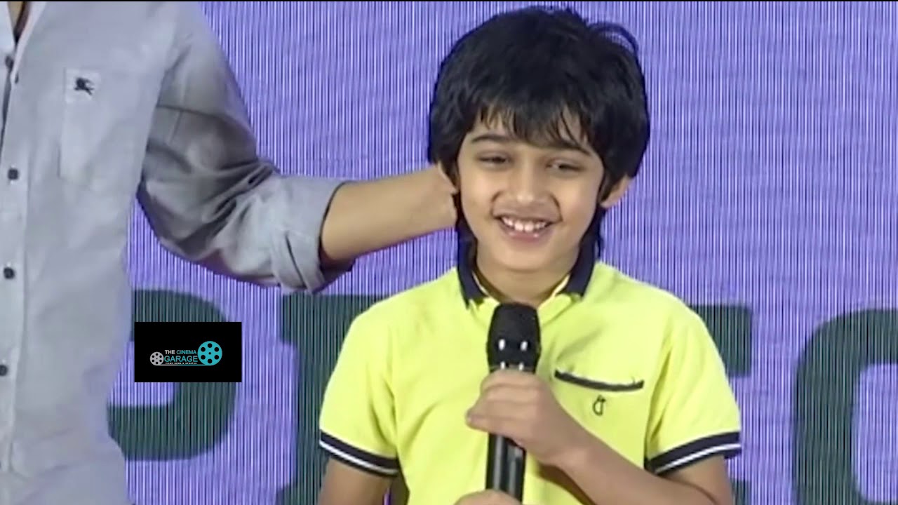Jersey Movie Child Artist Ronit Kamra CUTE Speech  Jersey Movie, Nani